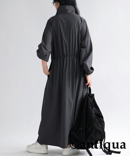 ジップ付きワンピース（ワンピース）｜antiqua（アンティカ）