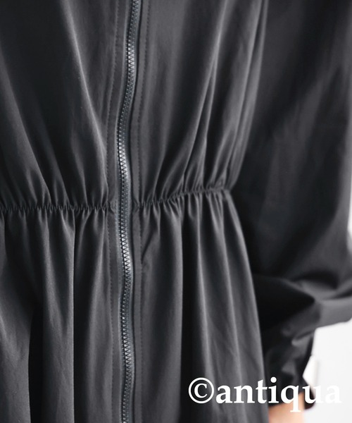 ジップ付きワンピース（ワンピース）｜antiqua（アンティカ）