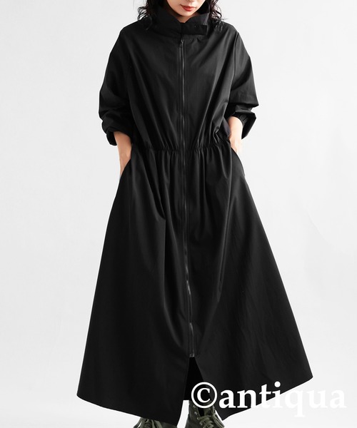 ジップ付きワンピース（ワンピース）｜antiqua（アンティカ）