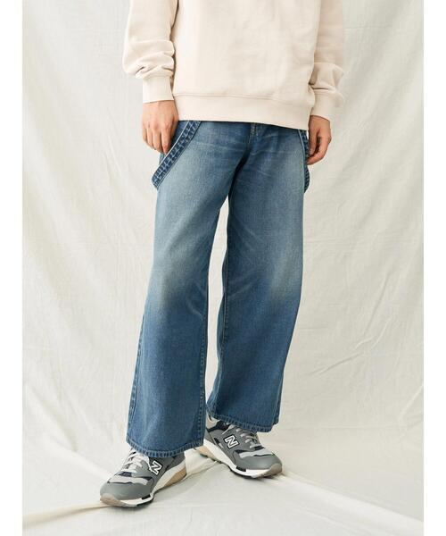 CRAFT STANDARD BOUTIQUE（クラフトスタンダードブティック）の「【2way】デニムサロペットパンツ（デニムパンツ・メンズ・インディゴブルー/アイボリー/ダークインディゴブルー・L/XL/M）」の7枚目の写真