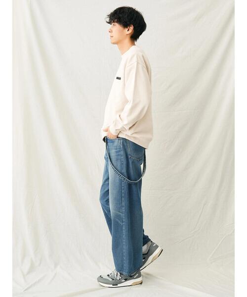 CRAFT STANDARD BOUTIQUE（クラフトスタンダードブティック）の「【2way】デニムサロペットパンツ（デニムパンツ・メンズ・インディゴブルー/アイボリー/ダークインディゴブルー・L/XL/M）」の12枚目の写真