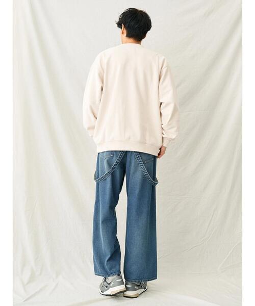 CRAFT STANDARD BOUTIQUE（クラフトスタンダードブティック）の「【2way】デニムサロペットパンツ（デニムパンツ・メンズ・インディゴブルー/アイボリー/ダークインディゴブルー・L/XL/M）」の13枚目の写真
