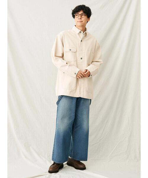 CRAFT STANDARD BOUTIQUE（クラフトスタンダードブティック）の「【2way】デニムサロペットパンツ（デニムパンツ・メンズ・インディゴブルー/アイボリー/ダークインディゴブルー・L/XL/M）」の14枚目の写真