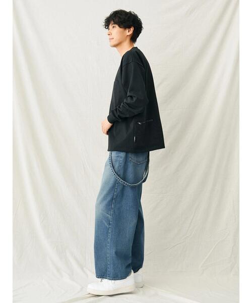 CRAFT STANDARD BOUTIQUE（クラフトスタンダードブティック）の「【2way】デニムサロペットパンツ（デニムパンツ・メンズ・インディゴブルー/アイボリー/ダークインディゴブルー・L/XL/M）」の16枚目の写真