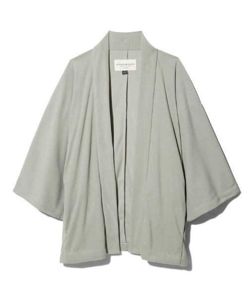 Snow Peak（スノーピーク）の「OUTDOOR KIMONO Micro Fleece HAORI（着物・メンズ・グレー/ネイビー・2/1）」の20枚目の写真