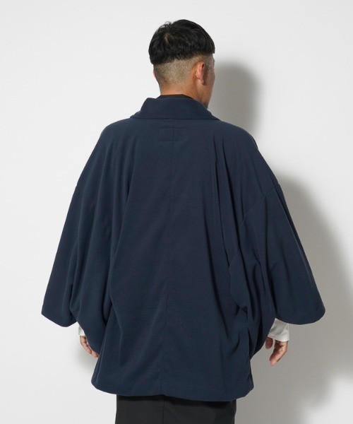 Snow Peak（スノーピーク）の「OUTDOOR KIMONO Micro Fleece HAORI（着物・メンズ・グレー/ネイビー・2/1）」の14枚目の写真