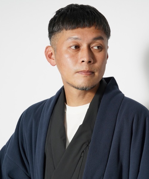 Snow Peak（スノーピーク）の「OUTDOOR KIMONO Micro Fleece HAORI（着物・メンズ・グレー/ネイビー・2/1）」の15枚目の写真