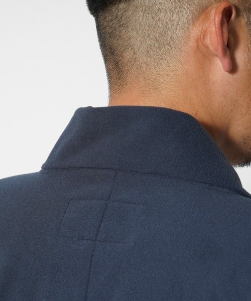 Snow Peak（スノーピーク）の「OUTDOOR KIMONO Micro Fleece HAORI（着物・メンズ・グレー/ネイビー・2/1）」の16枚目の写真