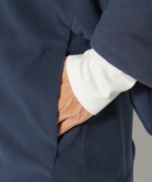 Snow Peak（スノーピーク）の「OUTDOOR KIMONO Micro Fleece HAORI（着物・メンズ・グレー/ネイビー・2/1）」の19枚目の写真