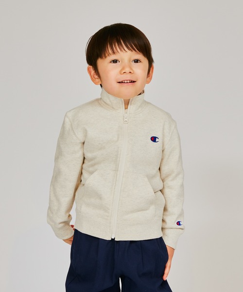 Champion(チャンピオン)の「【Champion/チャンピオン】キッズ ベーシック ジップスウェットシャツ(スウェット・キッズ・ダークグリーン/ブラック/ネイビー/バーガンディー/オートミール/グレー・140/100/130/120/160/110/150)」の4枚目の写真