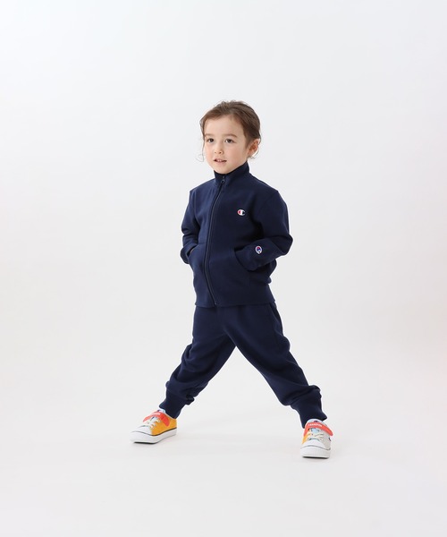 【Champion/チャンピオン】キッズ ベーシック ジップスウェットシャツ（スウェット）｜Champion（チャンピオン）