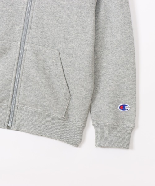 Champion(チャンピオン)の「【Champion/チャンピオン】キッズ ベーシック ジップスウェットシャツ(スウェット・キッズ・ダークグリーン/ブラック/ネイビー/バーガンディー/オートミール/グレー・140/100/130/120/160/110/150)」の15枚目の写真