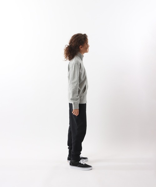 Champion(チャンピオン)の「【Champion/チャンピオン】キッズ ベーシック ジップスウェットシャツ(スウェット・キッズ・ダークグリーン/ブラック/ネイビー/バーガンディー/オートミール/グレー・140/100/130/120/160/110/150)」の8枚目の写真