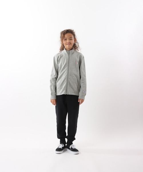 Champion(チャンピオン)の「【Champion/チャンピオン】キッズ ベーシック ジップスウェットシャツ(スウェット・キッズ・ダークグリーン/ブラック/ネイビー/バーガンディー/オートミール/グレー・140/100/130/120/160/110/150)」の7枚目の写真