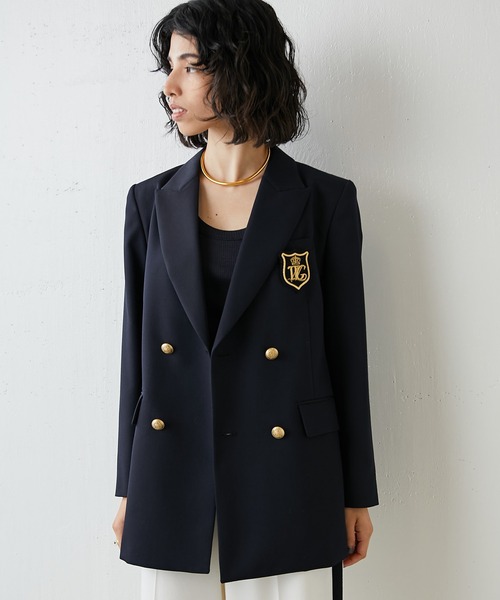 Whim Gazette（ウィムガゼット）の「ワッペン紺ブレ（テーラード