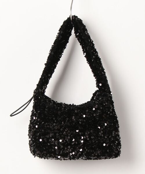 styiro（スタイロ）の「スパンコールシャーリングワンハンドルバッグ（ハンドバッグ・レディース・ブラック/シルバー・FREE）」の13枚目の写真