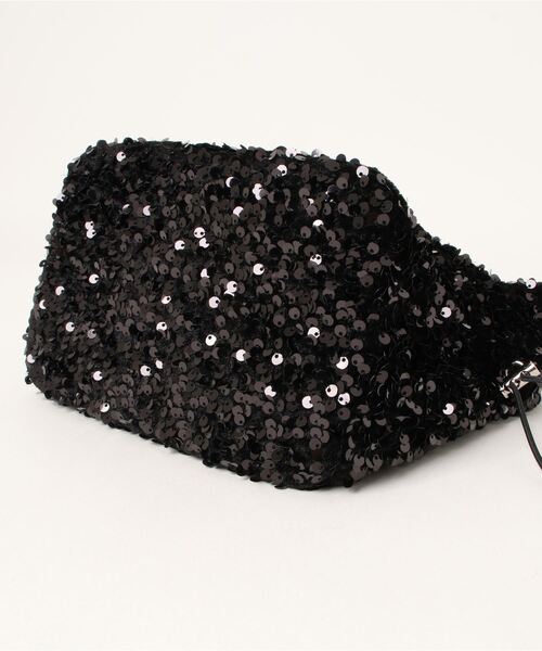 styiro（スタイロ）の「スパンコールシャーリングワンハンドルバッグ（ハンドバッグ・レディース・ブラック/シルバー・FREE）」の12枚目の写真