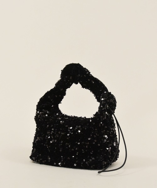 styiro（スタイロ）の「スパンコールシャーリングワンハンドルバッグ（ハンドバッグ・レディース・ブラック/シルバー・FREE）」の17枚目の写真