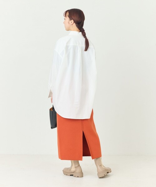 FREAK'S STORE（フリークスストア）の「限定展開　DISCUS ATHLETIC/ディスカス アスレチック　ダブル ジャガード ナロースカート（スカート・レディース・グリーン/オレンジ/ブラック・LARGE/MEDIUM）」の9枚目の写真