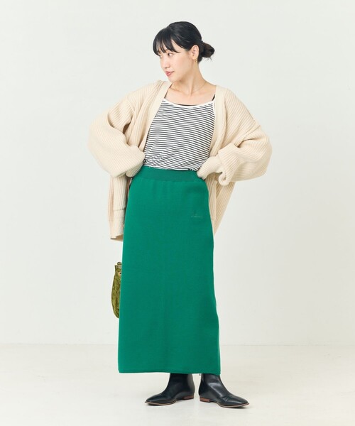 FREAK'S STORE（フリークスストア）の「限定展開　DISCUS ATHLETIC/ディスカス アスレチック　ダブル ジャガード ナロースカート（スカート・レディース・グリーン/オレンジ/ブラック・LARGE/MEDIUM）」の11枚目の写真