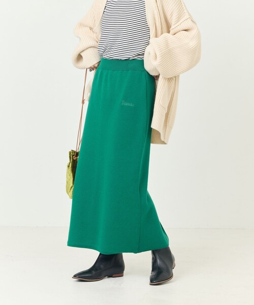 FREAK'S STORE（フリークスストア）の「限定展開　DISCUS ATHLETIC/ディスカス アスレチック　ダブル ジャガード ナロースカート（スカート・レディース・グリーン/オレンジ/ブラック・LARGE/MEDIUM）」の13枚目の写真