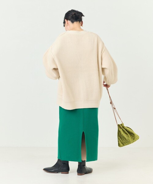 FREAK'S STORE（フリークスストア）の「限定展開　DISCUS ATHLETIC/ディスカス アスレチック　ダブル ジャガード ナロースカート（スカート・レディース・グリーン/オレンジ/ブラック・LARGE/MEDIUM）」の15枚目の写真