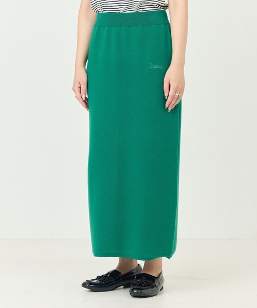 FREAK'S STORE（フリークスストア）の「限定展開　DISCUS ATHLETIC/ディスカス アスレチック　ダブル ジャガード ナロースカート（スカート・レディース・グリーン/オレンジ/ブラック・LARGE/MEDIUM）」の20枚目の写真