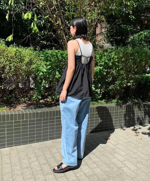 KBF（ケイビーエフ）の「BACKリボンビスチェ（ベスト・レディース・ライトカーキ/ライトベージュ/ブラック・ONE）」の16枚目の写真