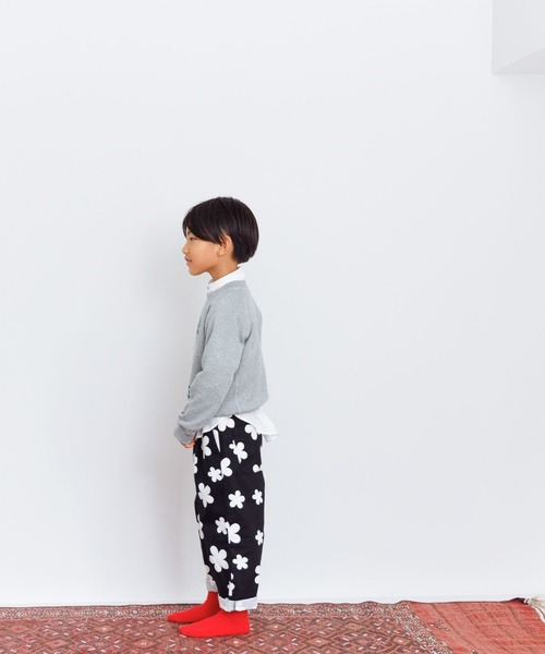 LOWRYS FARM(ローリーズファーム)の「カジュアルウラケロングスリーブ 966373(スウェット・キッズ・チャコールグレー/グリーン/ダークグレー/グレー系その他/ブルー/グレー/アイボリー/ホワイト・140cm/110cm/120cm/150cm/130cm)」の10枚目の写真