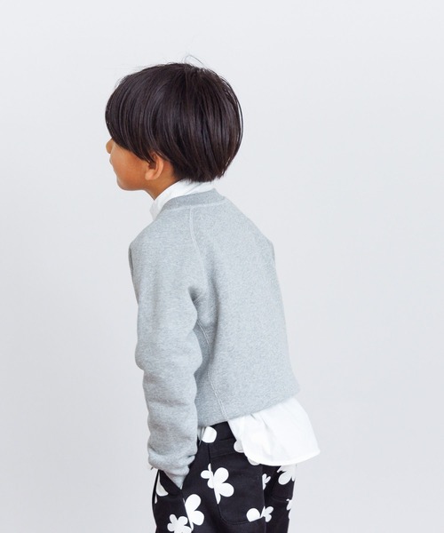LOWRYS FARM(ローリーズファーム)の「カジュアルウラケロングスリーブ 966373(スウェット・キッズ・チャコールグレー/グリーン/ダークグレー/グレー系その他/ブルー/グレー/アイボリー/ホワイト・140cm/110cm/120cm/150cm/130cm)」の13枚目の写真