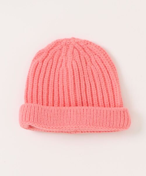 Bambin（ボンバン）の「【 Bambin / ボンバン 】 カラー シンプル ニット帽（ニットキャップ/ビーニー・キッズ・ミント/イエロー/ブルー/オレンジ/ホワイト/ブラック/パープル/ピンク/グリーン・FREE）」の15枚目の写真