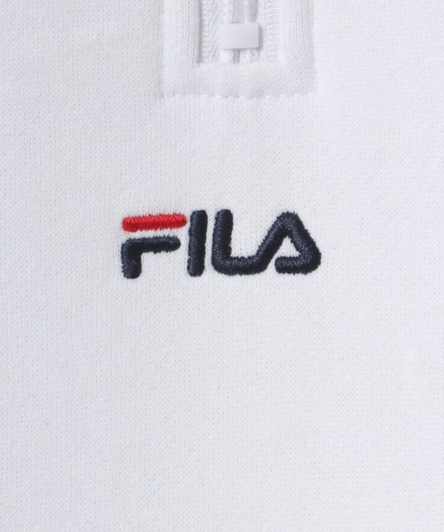 FILA(フィラ)の「FILA/フィラ 別注 オーバーサイズ 裏起毛 ロゴ ワンポイント刺繍 ハーフジップ スウェット トレーナー/長袖 トップス プルオーバー/レディース メンズ(スウェット・レディース・ネイビー/オートミール/ブルー系その他/ブラック/ブラック系その他/ホワイト・M/L/LL)」の19枚目の写真