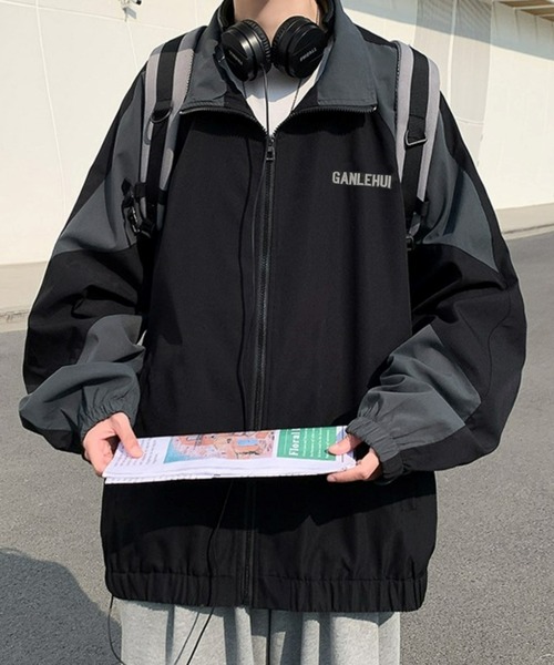 BASQUE magenta（バスクマゼンタ）の「ビッグシルエット切替トラック