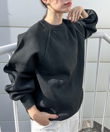 【ハンドウォッシャブル】スウェットライクスムースニット