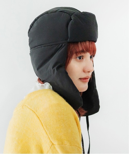 CONTROL FREAK（コントロールフリーク）の「CONTROL FREAK(コントロールフリーク)ダウン風フライトキャップ（キャップ・レディース・ブラック/ベージュ/グレー・FREE）」の6枚目の写真