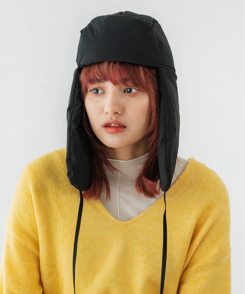 CONTROL FREAK（コントロールフリーク）の「CONTROL FREAK(コントロールフリーク)ダウン風フライトキャップ（キャップ・レディース・ブラック/ベージュ/グレー・FREE）」の14枚目の写真