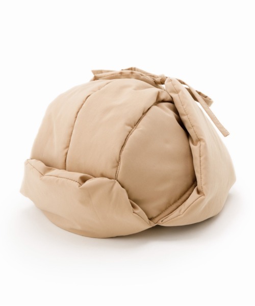 CONTROL FREAK（コントロールフリーク）の「CONTROL FREAK(コントロールフリーク)ダウン風フライトキャップ（キャップ・レディース・ブラック/ベージュ/グレー・FREE）」の4枚目の写真