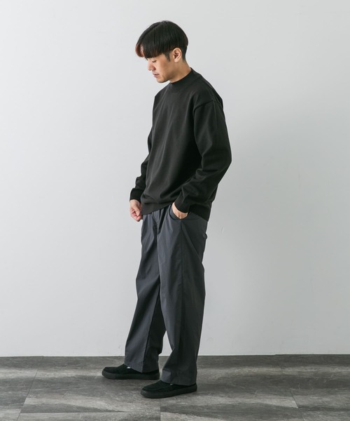 セール】『XLサイズあり』ハイゲージモックネックニット（ニット