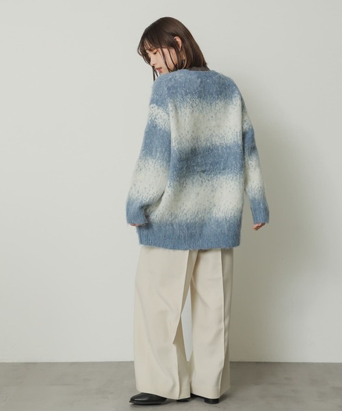 SENSE OF PLACE by URBAN RESEARCH（センスオブプレイスバイアーバンリサーチ）の「『TALLサイズ/WEB限定』ウールライクダブルタックワイドパンツ（その他パンツ・レディース・チャコールグレー/オレンジ/アイボリー/グレー系その他/ライトブルー・X-SMALL/TALL/SMALL/LARGE/MEDIUM）」の22枚目の写真