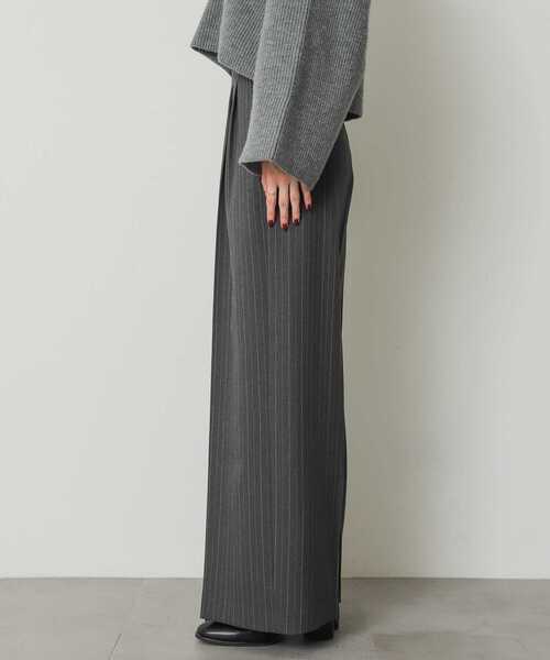 正規品♡リボンプルオーバー＆リボン柄ロングパンツ♡ダークグレー DOUBLE FLAGS サイドリボン刺繍デニム/Green Parks（グリーン パークス