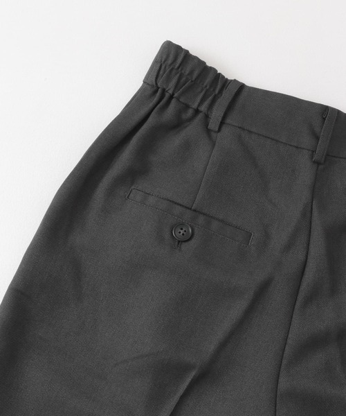 セール】『TALLサイズ/WEB限定』ウールライクダブルタックワイドパンツ