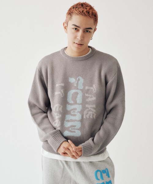 日本限定アイテム】TAKE IT EASY KNIT SWEATER/テイクイットイージー