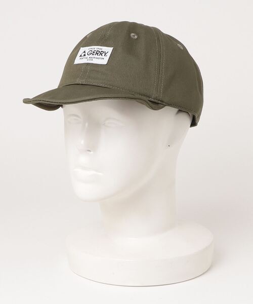 oilco　アンパイアキャップ　カーキ A.M.S.｜撥水 ショートバイザー アンパイアキャップ ボール
