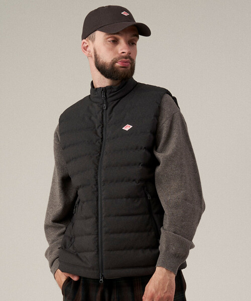 DANTON（ダントン）の「MEN'S WOOL LIKE POLYESTER MIDDLE DOWN STAND