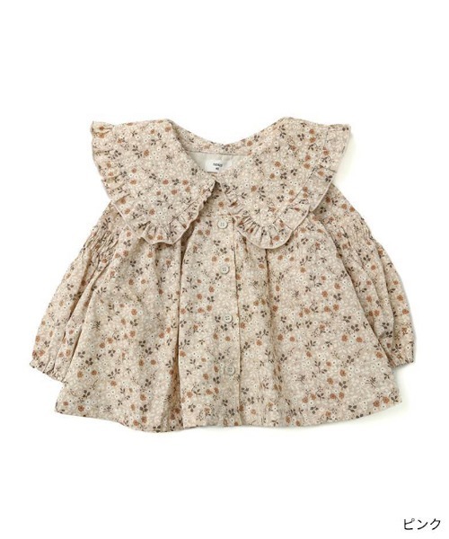 n.o.u.s（ノウズ）の「n.o.u.s プルオーバー（Tシャツ/カットソー・キッズ・イエロー/ピンク・70cm/90cm/80ｃｍ）」の2枚目の写真