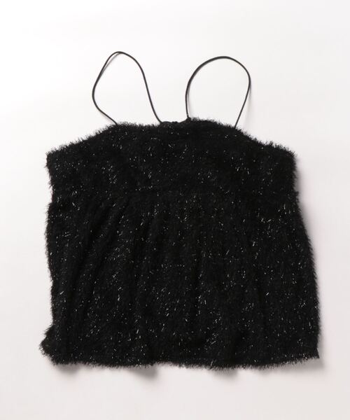 flower（フラワー）の「スパークルフェザービスチェ（キャミソール・レディース・ブラック/グレー・FREE）」の9枚目の写真