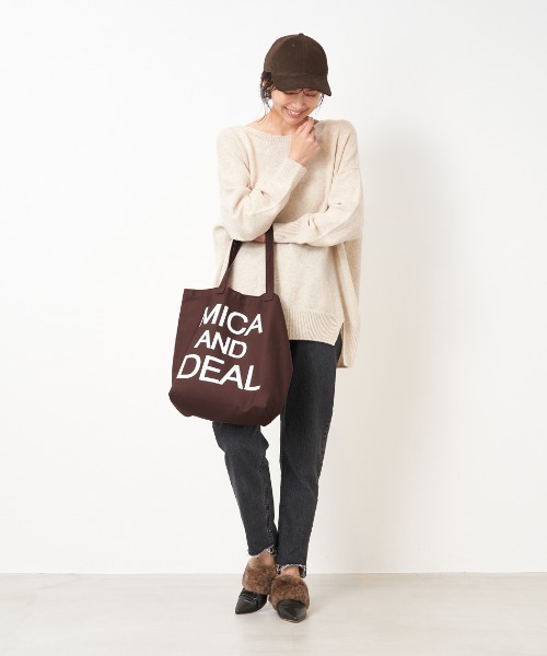 MICA&DEALロゴコットントートバッグ MICA&DEALロゴコットンバッグ（トートバッグ）｜MICA&DEAL