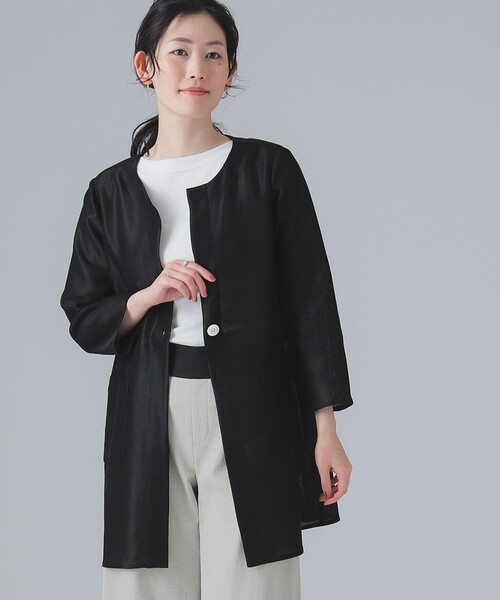 EFFE BEAMS（エッフェビームス）の「M・fil / ノーカラー 1ボタン