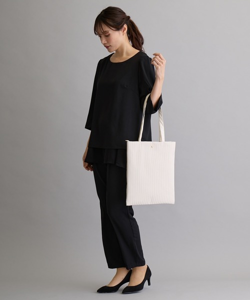 H.TOKYO NUIT（エイチトウキョウニュイ）の「結婚式BAG ステップサブバッグ（トートバッグ・レディース・ブラック/ホワイト/パープル/ブラウン・FREE）」の22枚目の写真
