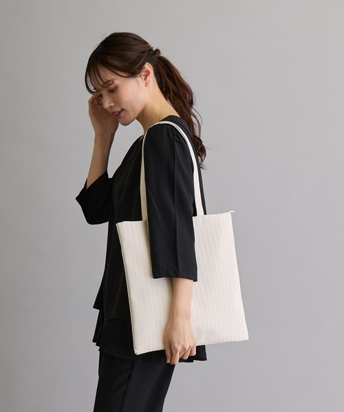 H.TOKYO NUIT（エイチトウキョウニュイ）の「結婚式BAG ステップサブバッグ（トートバッグ・レディース・ブラック/ホワイト/パープル/ブラウン・FREE）」の21枚目の写真